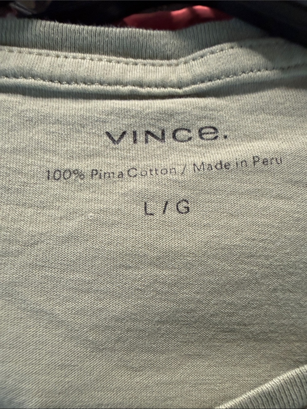 Vince Sage Green Short Sleeve Crew Tee - Picture 3 of 3